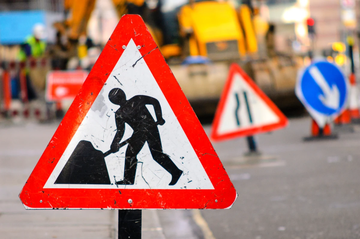 Image of roadworks